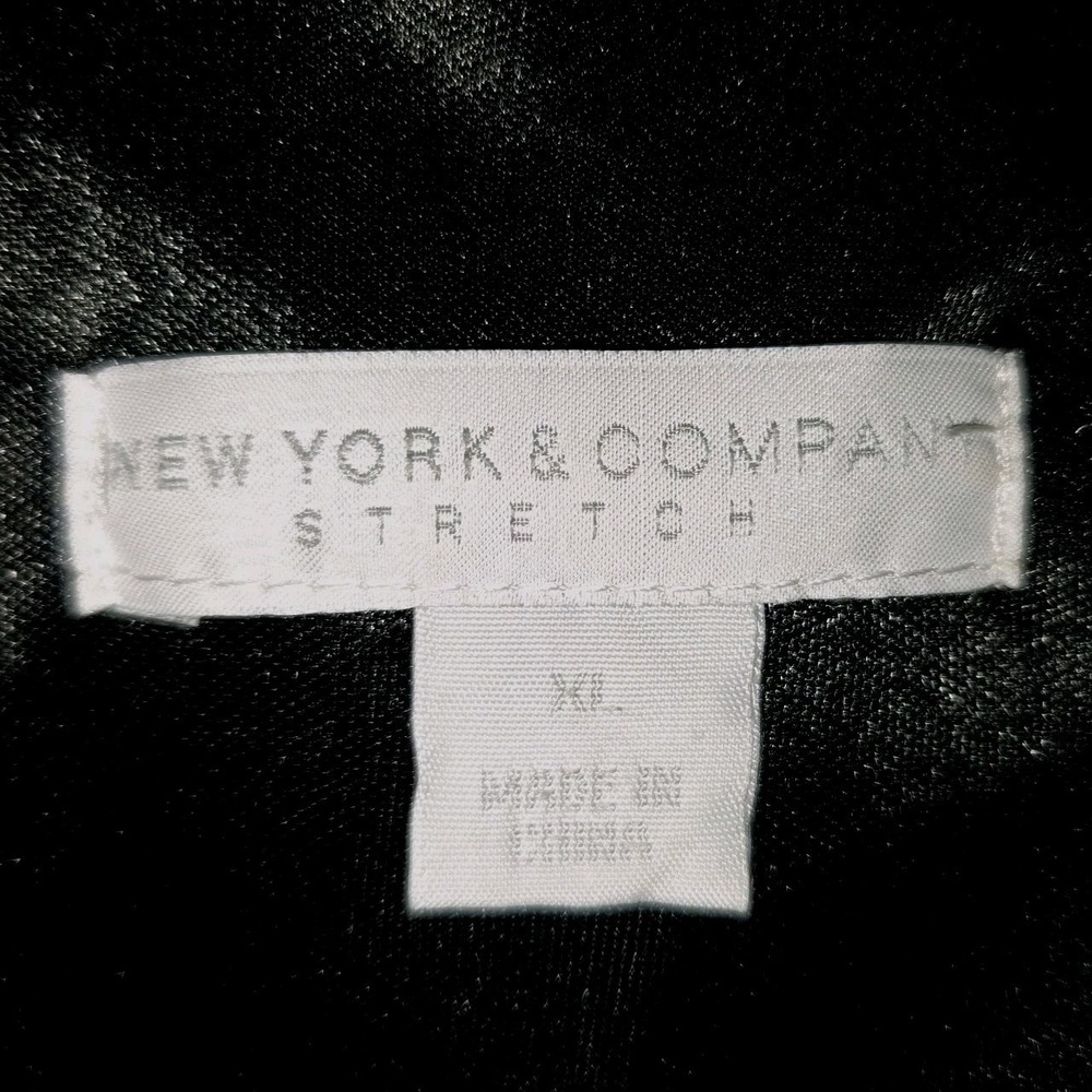 New York & Company Colorblock Striped Sheath Dress Women's XL Sleeveless Stretch - Picture 2 of 9